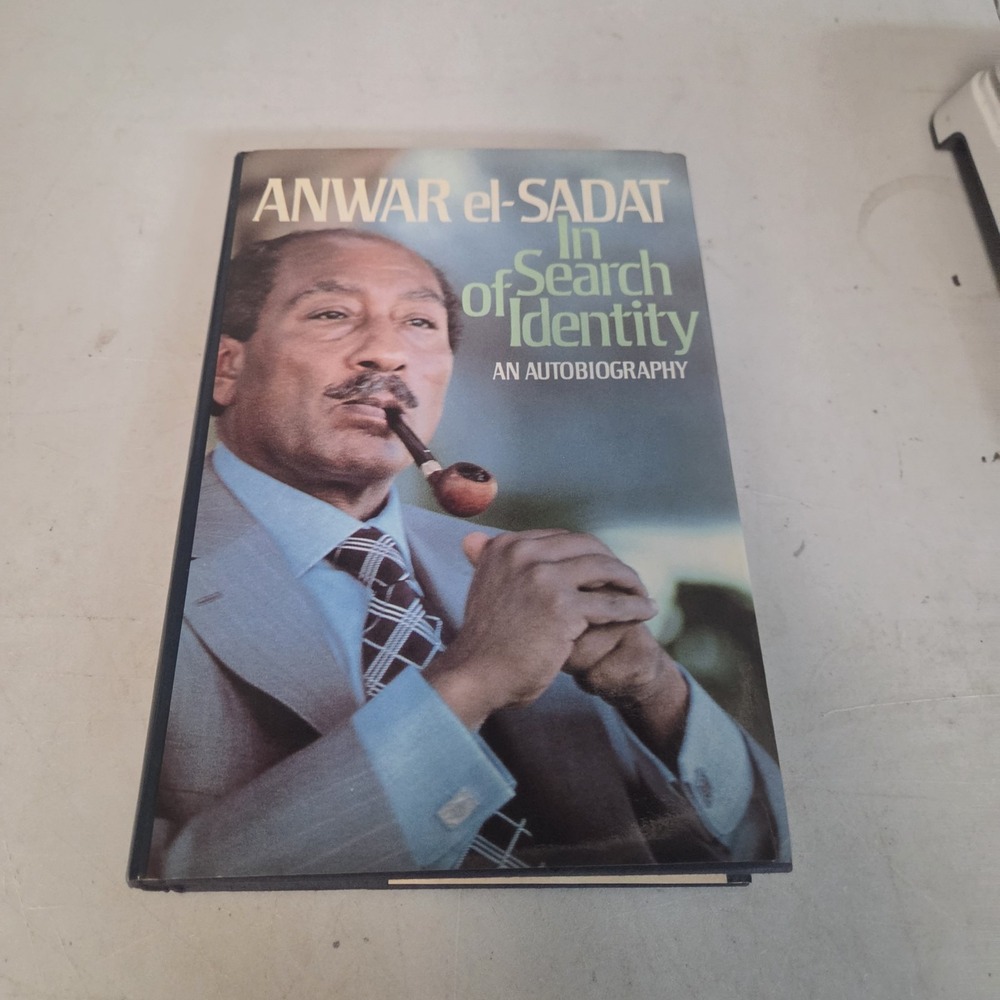 Anwar Sadat In Search of Identity Autobiography 1st Ed 1978 Hardcover Book
